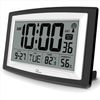 Battery Operated Atomic Clock with Temperature & Humidity - Perfect for Seniors