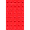 Bump Dots-Small-Orange Fluores-Round-Flat Top-40pk