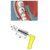 Prospec Interdental Brush Angle Aqua 4 Pack x 5 SS Aqua Blue