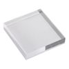 ENN LLC Acrylic Cube Block Clear Acrylic Panel Display Stand Interior (Square 8 x 8 x 1.5 cm)