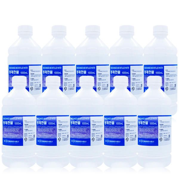 Daehan Pharmaceutical Purified Water 1000ml-10 units/purified water/distilled water