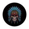 Apache Skull Chief Symbol Indian Colorful PopSockets Standard PopGrip