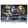 " 2 Champions " Lewis Hamilton and Ayrton Senna.