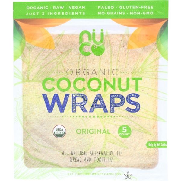 Wrap Ccnut Org  2.47 Oz(Case Of 12) By Nuco