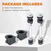 FRONT SWAY BAR END LINKS KIT & STABILIZER BAR BUSHINGS SET FOR CHEVY GMC