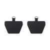 SS Phone Lanyard Patch Tab 2 Pack Universal Tether Tab Replacement Part for Smartphone Safety Tether System (Black)
