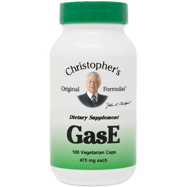 Christopher's Gas-Eze -- 475 mg - 100 Vegetarian Capsules