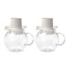 Hario 300ml Teabag Teapot Off White 2 Pack