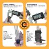 GYROS -DIGI-Science Accumatic Digital Caliper Measuring Tool, Large LCD- Display