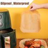 Air Fryer Baking Paper (21 x 14 cm/Rectangle/100 Pieces)