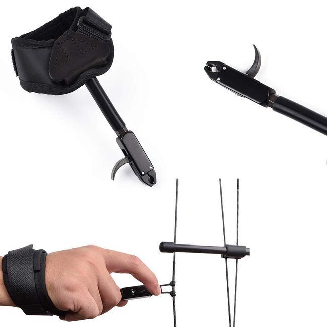 Yls Compound Bow Release Aid Wrist Release Adjustable Comfortable Quick Release Hunting Shooting