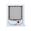 Cat Mate Electromagnetic Cat Flap, Exclusive Entry, Fast Installation, Easy Fitting, Draught Excluder, Weatherproof, Silent – White