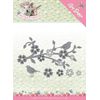 Amy Design Amy DES Dies BLSM BRNCH, Silver, One Size