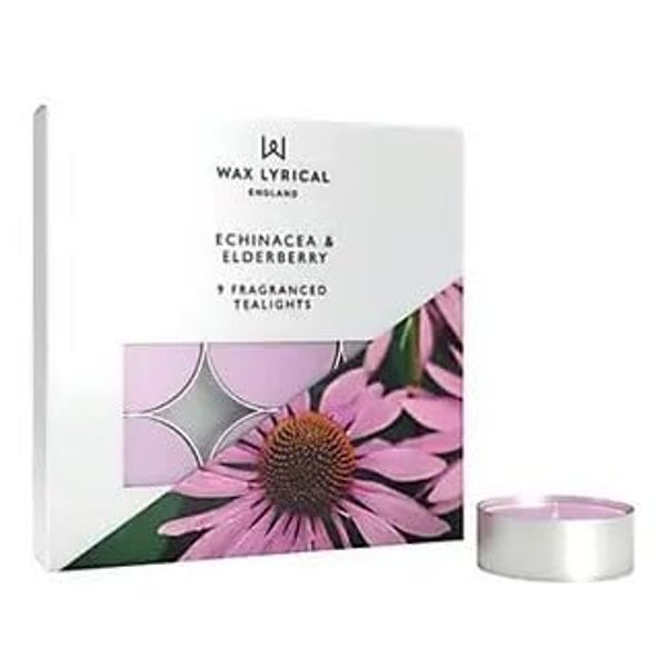 Wax Lyrical Echinacea & Elderberry Pack of 9 Tealights