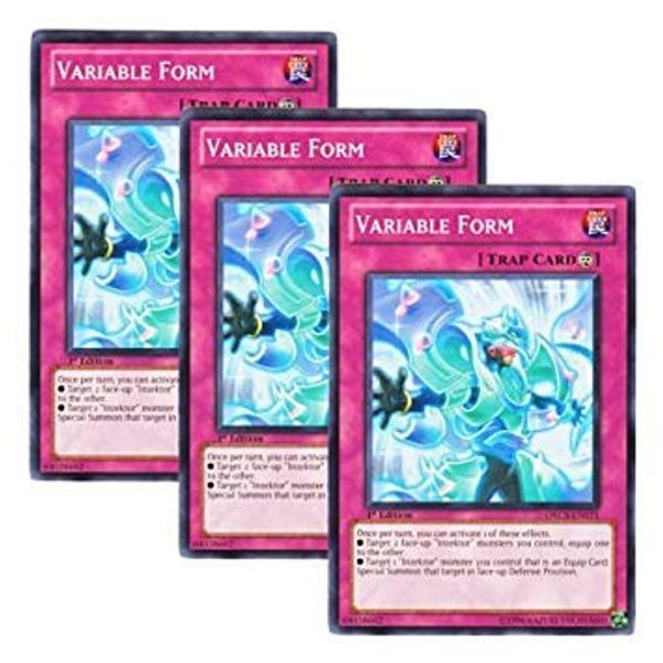 ★ Set of 3 ★ Yu-Gi-Oh! ORCS-EN071 Variable Form Valable Form (Normal) 1st Edition