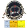 ATAIRSOFT Adjustable Maritime Helmet ABS for Airsoft Paintball(Black,M/L)