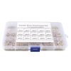 HALJIA 330PCS M2 - M5 Knurled Brass Thread Insert Nut, M2 M3 M4 M5 Brass Cylinder Knurled Threaded Round Insert Embedded Nuts Threaded Knurled Brass Threaded Insert Embedment Nuts for 3D Printing