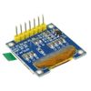Hailege 0.96" SPI OLED LCD Display 128X64 7Pin OLED Display Module (Yellow Blue)