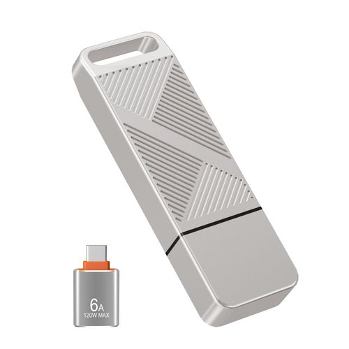 EASTBULL 64GB exFAT32 USB 3.0 Flash Drive with a USB C Adapter, Fast-Speed Thumb Drive Metal Pen Drive 64 G Memory Stick for Storage and Backup (Silver, with USB C 3.0 Adapter)
