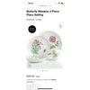 Butterfly Meadow Lenox 4 Piece Place Setting Dinnerware Set