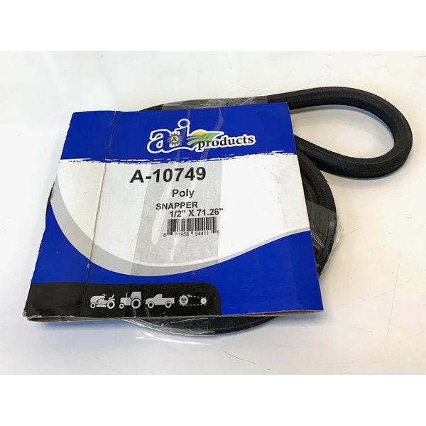 1/2″ X 71.26″ Replacement Double V Belt For Snapper 10749, 1-0749