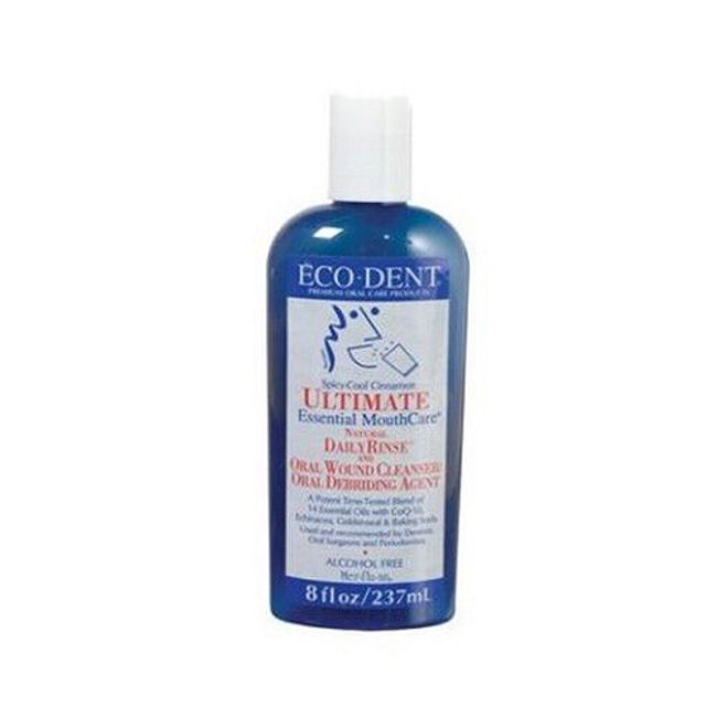 Ultimate Essential Mouthcare Rinse Spicy-Cool Cinnamon 8 Oz By Eco-Dent