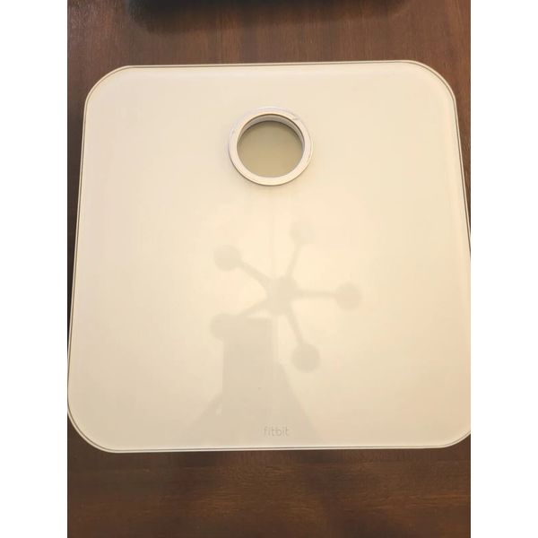 Fitbit Aria White Smart Scale Bathroom Digital Wi-fi White Glass