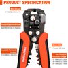 ValueMax 266PCS Automatic Wire Stripper Tool Kits 3-in-1 Stripper/Cutte