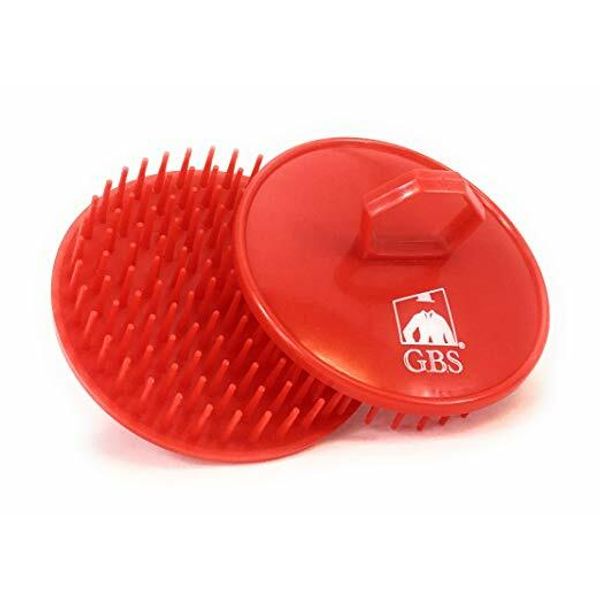 GBS Shampoo Massage Brush -2 PACK Red Brush
