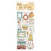 Stamperia, Sunflower Art Rub-On 4 x 8.5 Inch Brushes and Frames