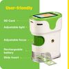 Digital Microscope with Camera for Kids with Slides, Rechargeable, Portable