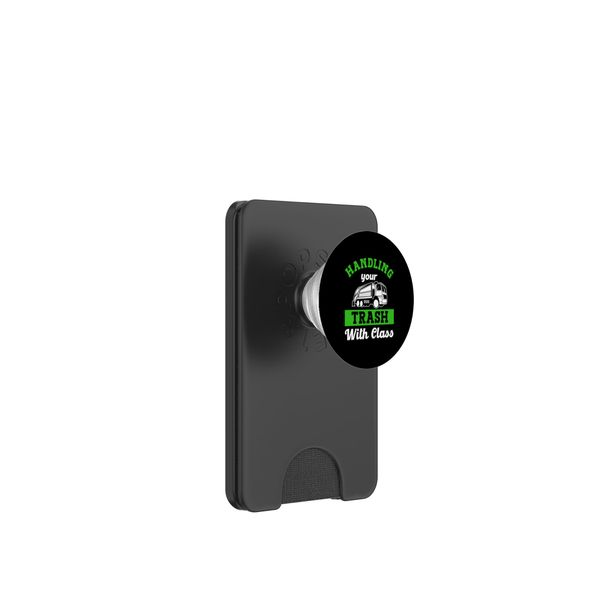 Handling Your Trash With Class Sanitation Engineer PopSockets PopWallet for MagSafe