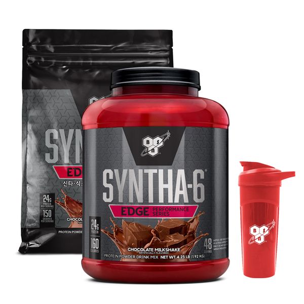 [+Shaker] Synta6 Edge 1.92kg Choco + Synta6 Edge 4kg Choco / Complex protein Synta6 whey protein isolate