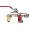 Aqua Control Garden Tap Double tap + BONUS silver