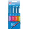 Prym Soft Grip Aluminum, 2-6mm Crochet Hook Set, Multicolor 8 Count