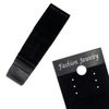 Generic Earrings, Card, Black, 100 Pieces, Craft (AP0029)