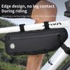 TOSUOD Bike Frame Bag - 3 Multi-Position Straps Secure Mount, Full-Side Zipper Quick Access, 2L Scratchproof Storage, Universal Fit