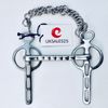 UKSALES25 Liverpool 3-Slot Snaffle Driving Bit (6")