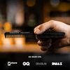Charlemagne Premium Hair Comb - Shatterproof Premium Carbon Comb for Hair & Beard - Developed by Barbers - 18 cm Antistatic Mens Comb Barber Comb Double-Sided - Styling Haircomb for Men and Women