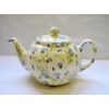 2 Cup teapot in "Harebell" Design by Heron Cross Pottery.