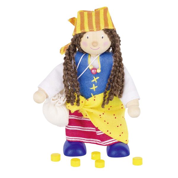 Goki 51619 Pirate's Wife Flexible Puppet
