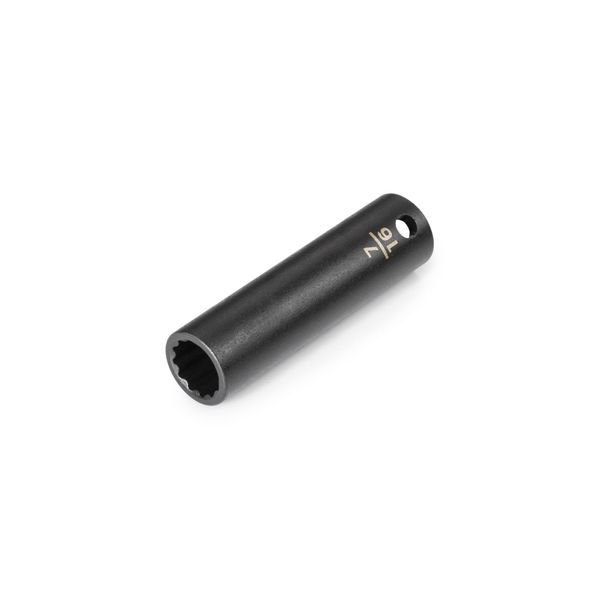 TEKTON 3/8 Inch Drive x 7/16 Inch Deep 12-Point Impact Socket | SID13211