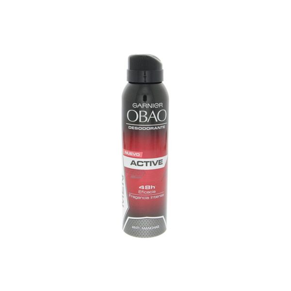 Obao Mens Active Deodorant Spray 150ml - Desodorante Activo Aerosol para Hombre (Pack of 2)