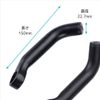 BBB BBE-07 Bicycle Handlebar End Lock-on Fixed Classic Bend Black