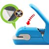 Euiuxoy Binding Stapler, Time Saving, Labor Saving, Handheld-Free Stapler, Portable (Color: C) (Blue)
