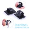 KUUQA Self Adhesive Cable Clips Wire Clips for Cable Management Wire Tidy Clips 60 Pieces