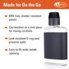 GSI Outdoors Flask, 10-Ounce, Clear, Black