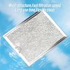 LUBIYACK 2Pcs Microwave Grease Filter Replacement for GE WB6X486, Microwave Filter Replacement 9" x 7.72" Grease Filter Replacement