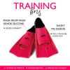 Training Fins - Pink/Black UK 7/8 (EU 41/42)