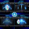 Theorem 3 White Gaming Mouse - Wired Mouse with 7 Buttons, 13 Color Modes